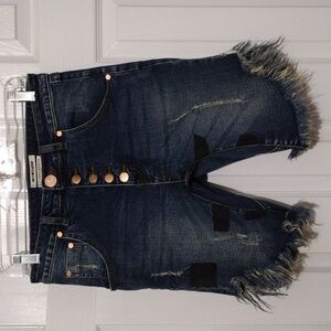 One Teaspoon Apollos Jean Shorts Size 25